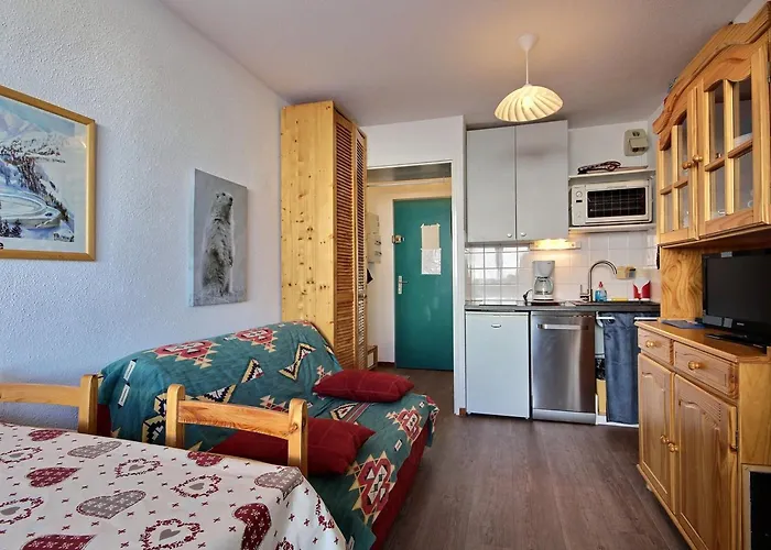 Lägenhet Cosy 4 Pers Avec Grande Terrasse Au Pied Des Pistes - Fr-1-455-26 *